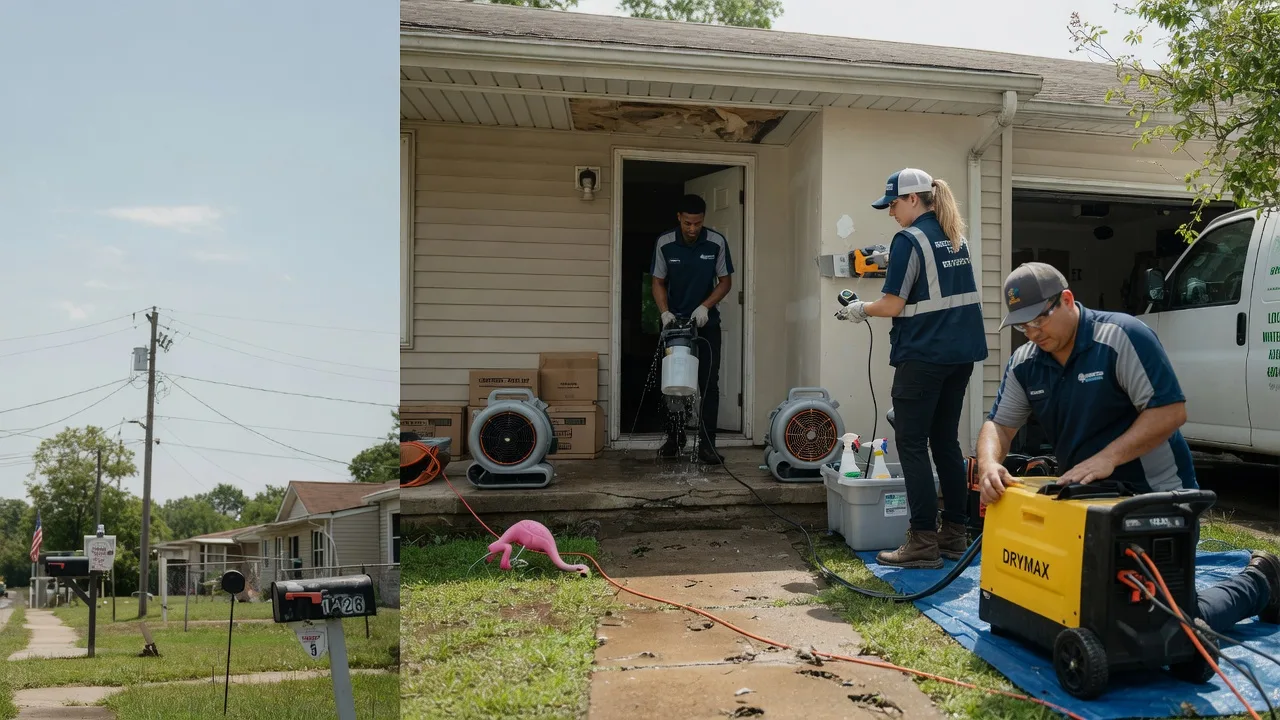 Storm Damage Water Removal in Nanafalia, AL near me
